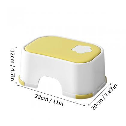 Anti-slip Two-step Childrens Stool For Home Use
