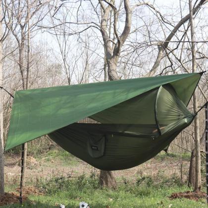 Waterproof Outdoor Camping Hammock With Rain Fly..