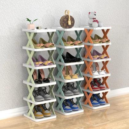 Pastel Modular 10-tier Shoe Organizer Storage Rack