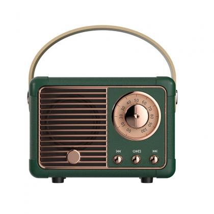 Vintage Portable Amfm Radio With Classic Rotary..