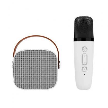 Portable Bluetooth Karaoke Speaker With Dual..