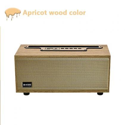 Portable Wooden Bluetooth Speaker With Phone..