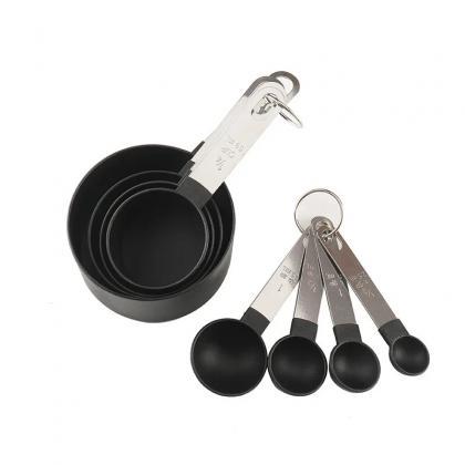 8-piece Teal Measuring Cups And Spoons Set