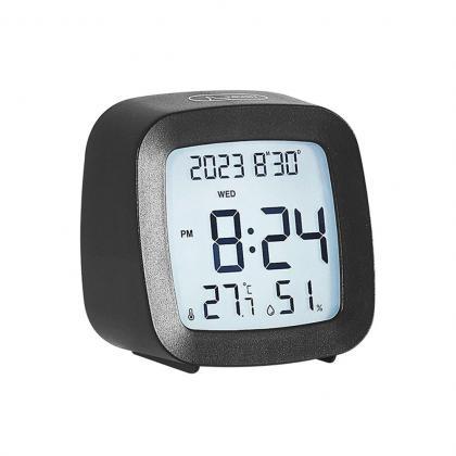Modern Digital Alarm Clock With Temperature Date..