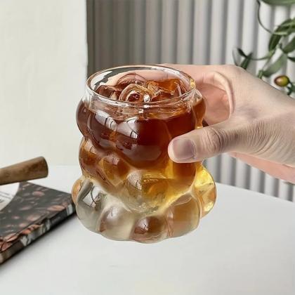 Double-walled Glass Bear-shaped Mugs For Coffee