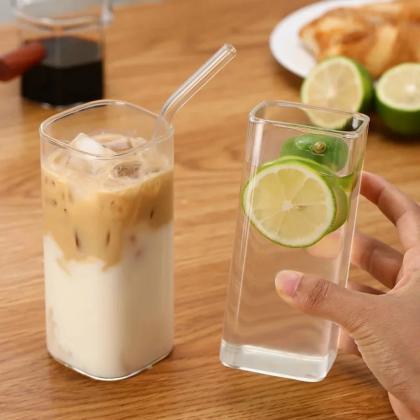 Eco-friendly Glass Tumbler With Bamboo Lid And..