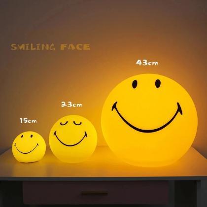 Smiley Face Led Night Light Decorative Room Lamp