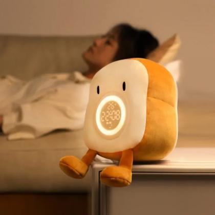 Cute Cartoon Animal Led Digital Alarm Clock Plush