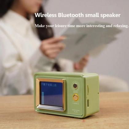 Vintage Style Bluetooth Speaker With Built-in..