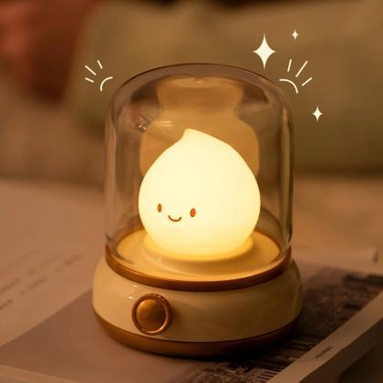 Smiling Drop Rechargeable Led Night Light With..