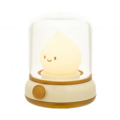 Smiling Drop Rechargeable Led Night Light With..