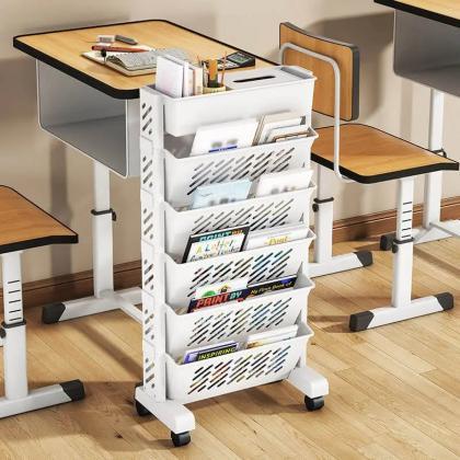 Rolling Storage Cart Organizer With Drawers For..