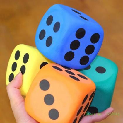 Colorful Soft Foam Dice Set For Educational Play