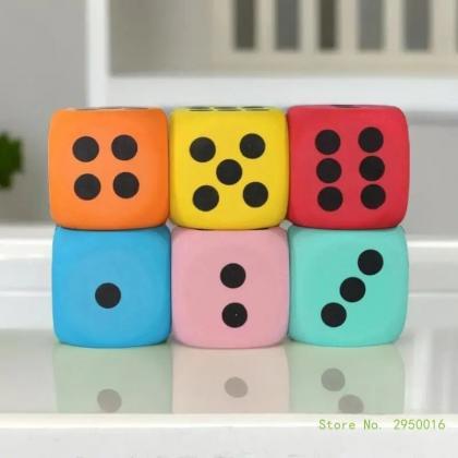 Colorful Soft Foam Dice Set For Educational Play
