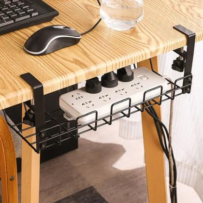 Adjustable Under-desk Cable Management Tray..