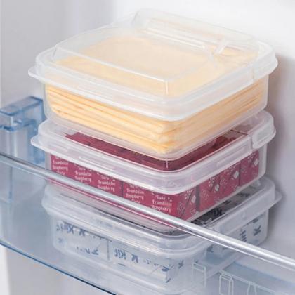 Refrigerator Stackable Cheese Storage Container..