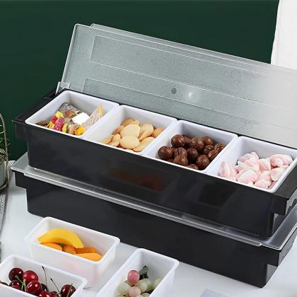 Modular Refrigerator Storage Containers With Clear..