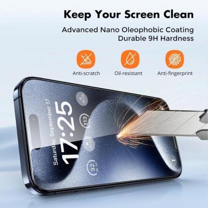 5-pack Iphone 100d Tempered Glass Screen..