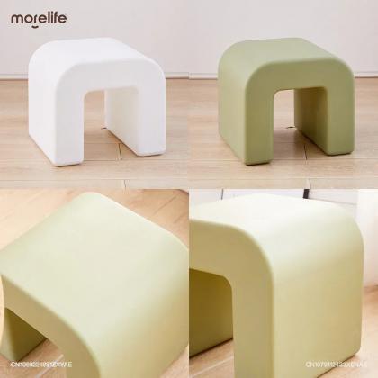 Modern Minimalist Yellow Side Table With Magazine..