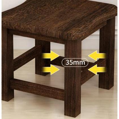 Solid Wood Stackable Stools For Kitchen And Living..