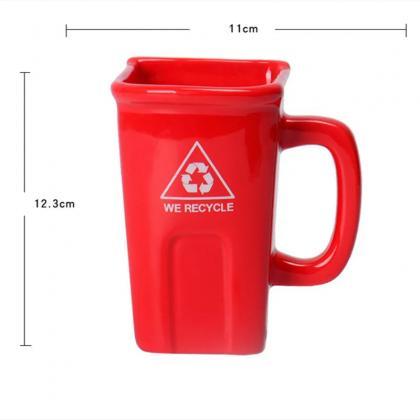 Eco-friendly Recycling 330ml Ceramic Mug With..