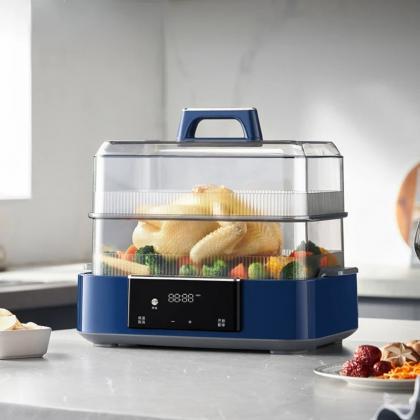 3-tier Electric Food Steamer With Digital Timer,..