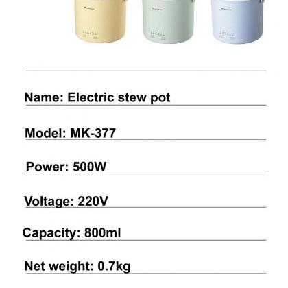 Portable Multi-function Electric Mini Stew Pot..