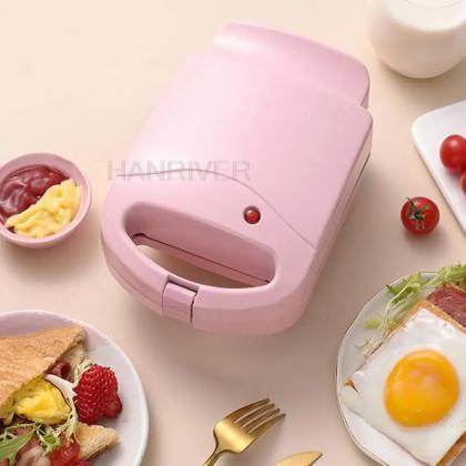 Deluxe Red Non-stick Sandwich Maker With Grill..