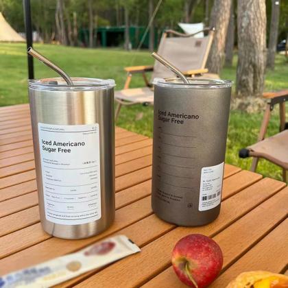 Stainless Steel Insulated Can Tumblers With Metal..