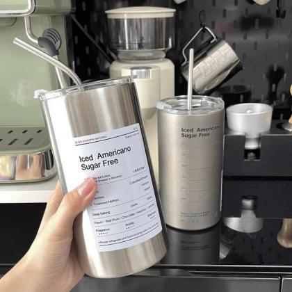 Novelty Can-shaped Stainless Steel Coffee Mugs..