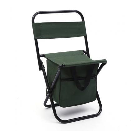 Portable Camouflage Folding Chair With Insulated..