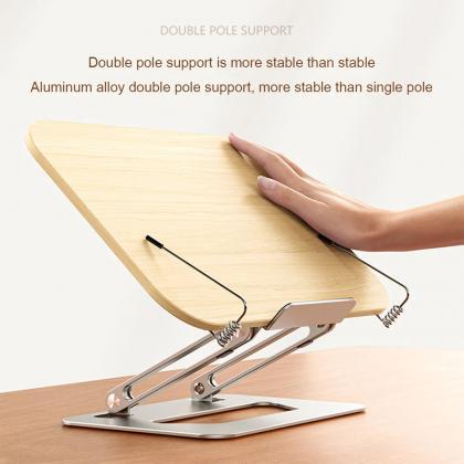 Modern Adjustable Ergonomic Wooden Laptop Stand..
