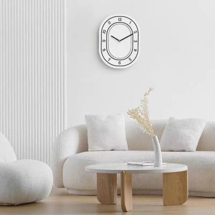 Modern Distorted Frameless Wall Clock For Home..