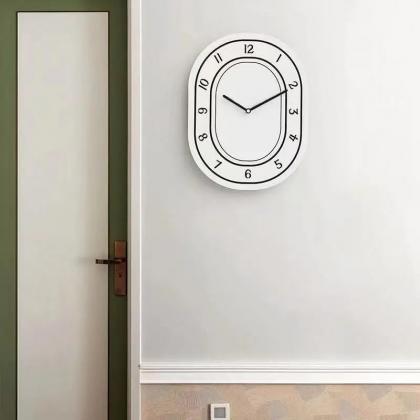Modern Distorted Frameless Wall Clock For Home..