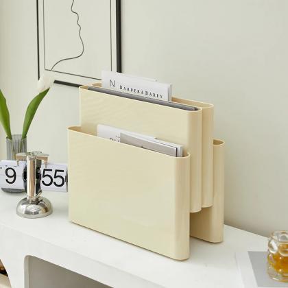 Modern Desk Organizer Magazine File Holder Set