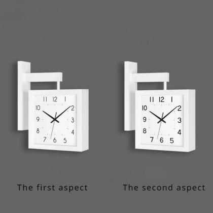 Modern Wooden Square Wall Clock For Home Decor