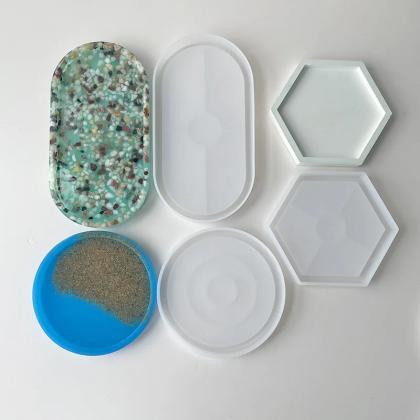 Geometric Silicone Molds Set For Diy Resin Crafts