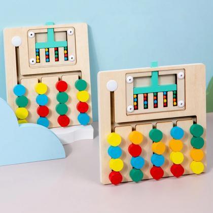 Colorful Wooden Abacus Educational Toy For..