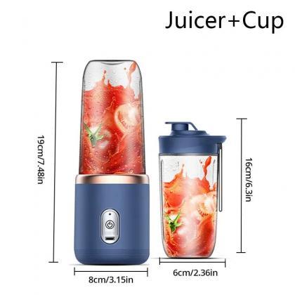 Portable Usb Rechargeable Blender With Travel..