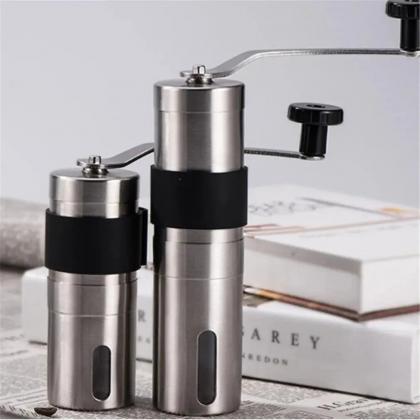 Stainless Steel Manual Coffee Grinder With Hand..