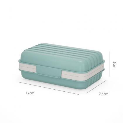 Compact Waterproof Soap Box Holder With Drain..