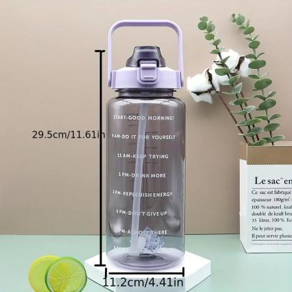 Motivational Time Marker Leakproof Fitness Water..