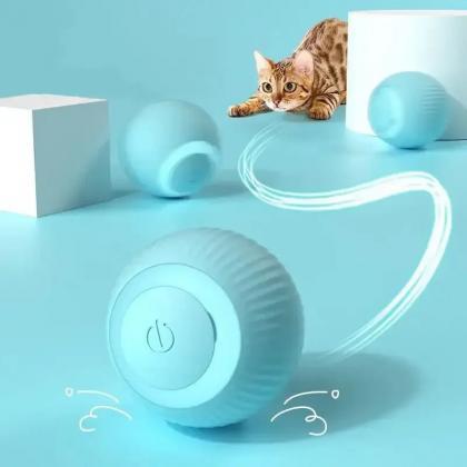 Interactive Automatic Cat Toy Ball Usb..