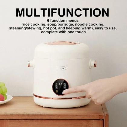 Compact Digital Mini Rice Cooker With Timer..