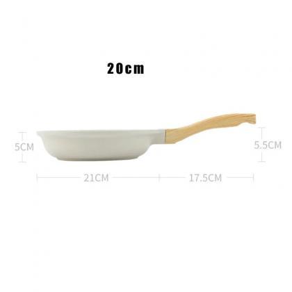 Non-stick Ceramic Skillet With Wooden Handle,..