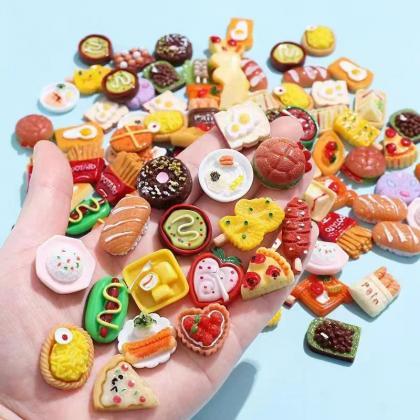 Assorted Miniature Food Toys Collectible Set Of 8