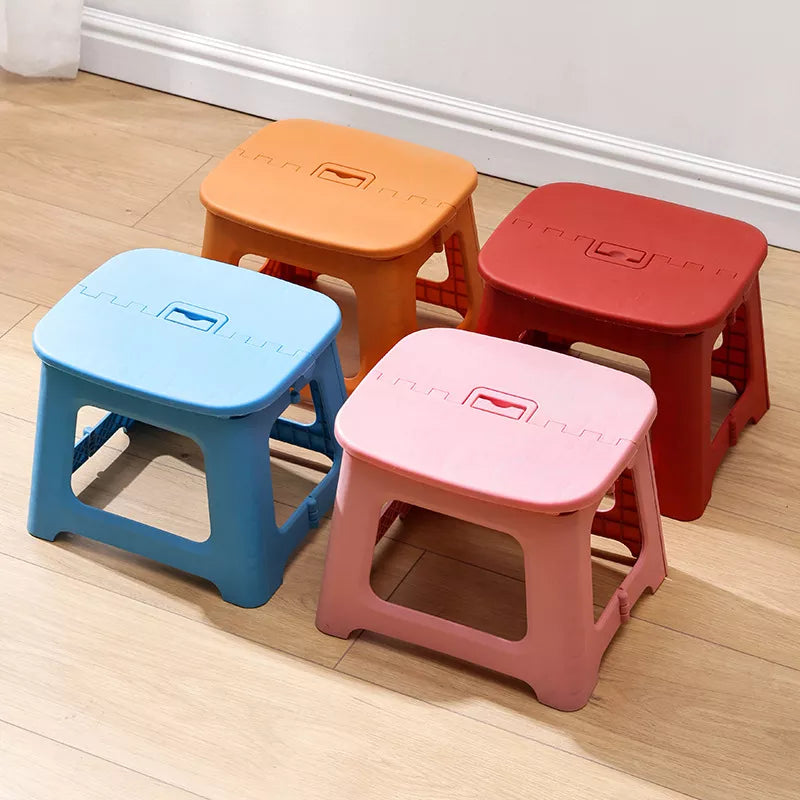 Colorful Plastic Portable Folding Step Stools For Kids