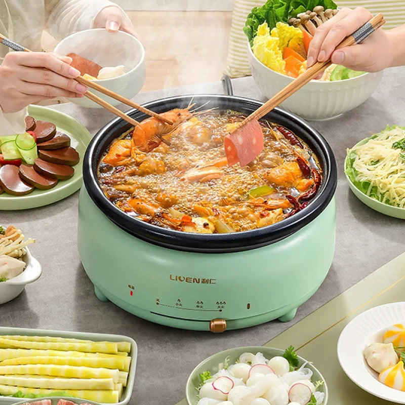 Electric Pot Cooker Large Capacity Non-stick Surface