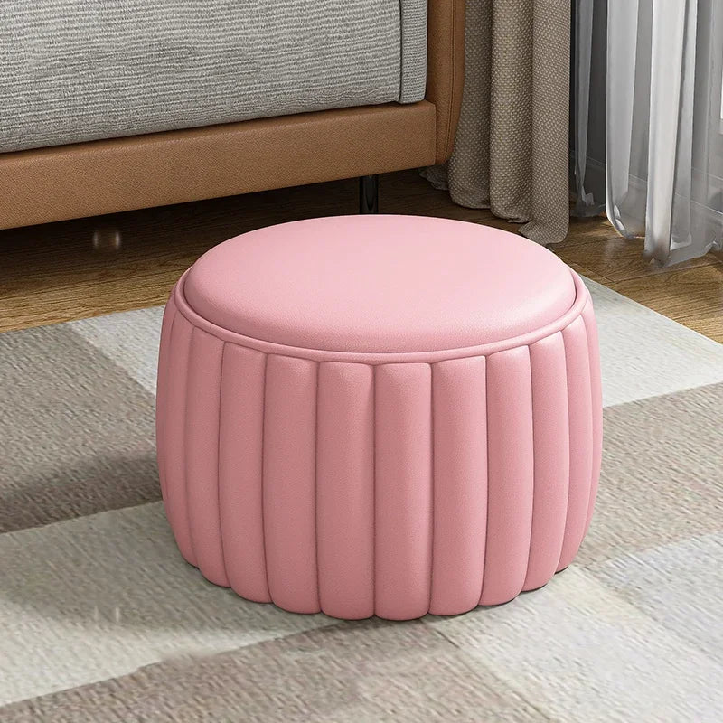 Set Of Three Colorful Modern Stackable Storage Stools on Luulla