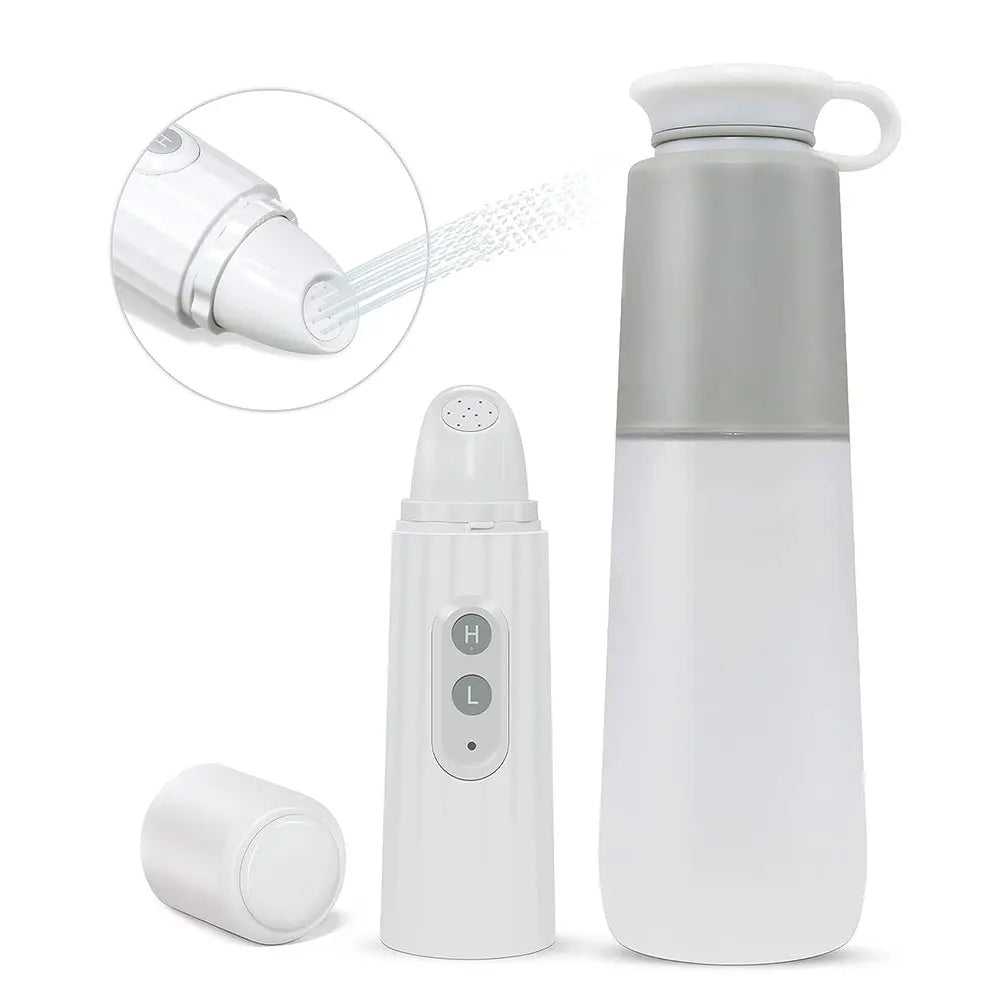 Portable Electric Water Mist Spray Bottle With Temperature Indicator